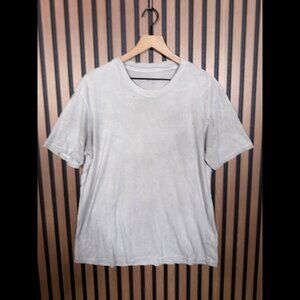 AllSaints T Shirt Medium Mens Gray Short Sleeve Sunset Crewneck Tee